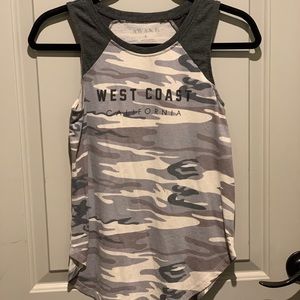West Coast Camo Tank Top-Size Small